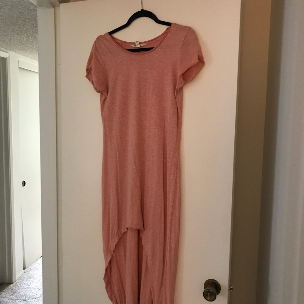 High to low coral sundress